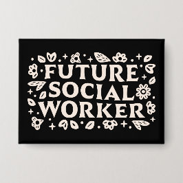 Toekomstige student maatschappelijk werker button