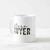 Toekomstige studente jurydocent koffiemok (Voorkant links)