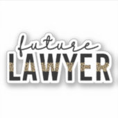 Toekomstige studente jurydocent sticker (Voorkant)