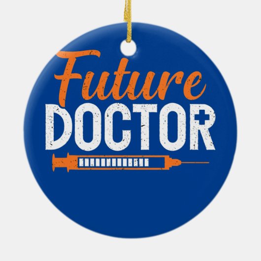 Toekomstige studie Medische School - Nieuwe Keramisch Ornament (Achterkant)