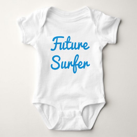 Toekomstige Surfer Baby Bodysuit (Voorkant)