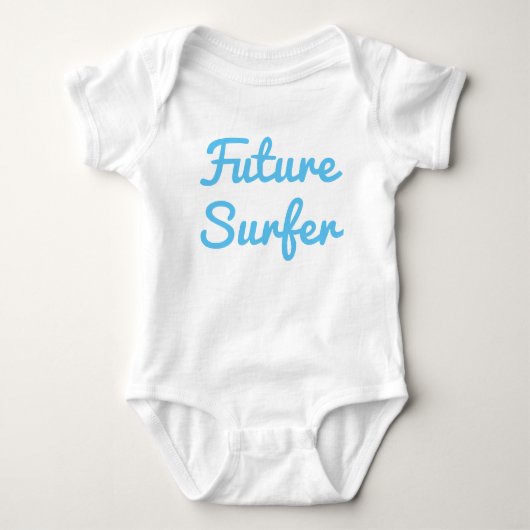 Toekomstige Surfer Baby Bodysuit (Voorkant)