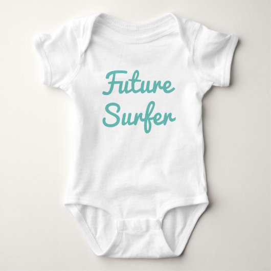 Toekomstige Surfer Baby Bodysuit (Voorkant)