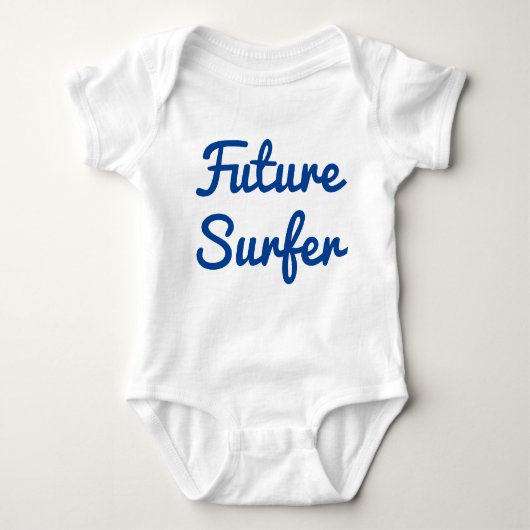 Toekomstige Surfer Baby Bodysuit (Voorkant)