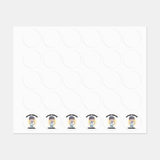 TOEKOMSTIGE TANDAARTS STICKERS (Vel)