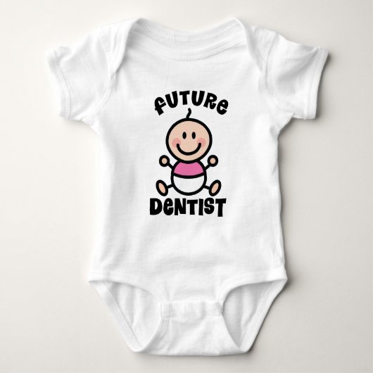 Toekomstige Tandarts Baby Gift Romper (Voorkant)