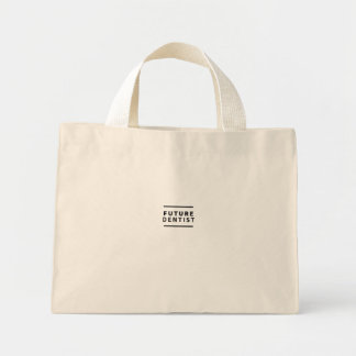 Toekomstige tandarts mini tote bag