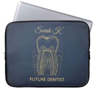 Toekomstige Tandarts | Vintage Anatomische Tand Ta Laptop Sleeve