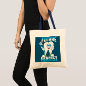 Toekomstige tandheelkundige tandheelkunde tote bag (Voorkant (product))