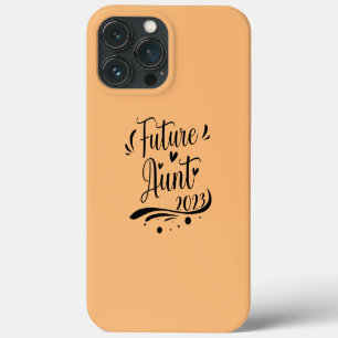Toekomstige tante 2023 Zwangerschapsaankondiging 2 Case-Mate iPhone Case