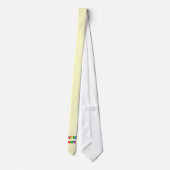 Toekomstige tante primaire kleuren T-shirts en ges Stropdas (Achterkant)