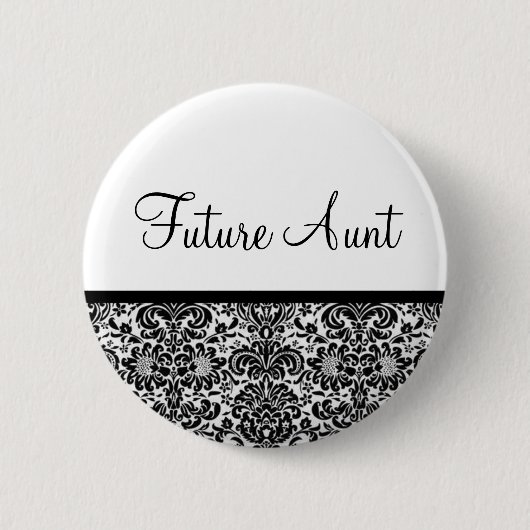 Toekomstige tante ronde button 5,7 cm (Voorkant)