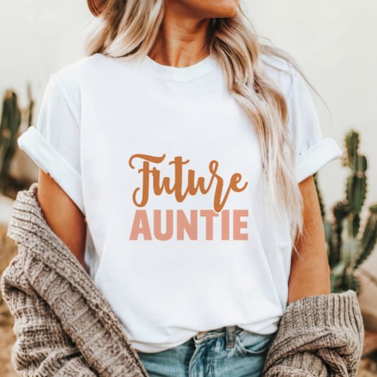 Toekomstige tante t-shirt