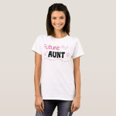 Toekomstige tante t-shirt (Voorkant volledig)