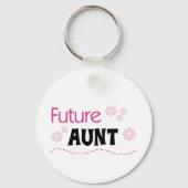 Toekomstige tante Tshirts en cadeaus Sleutelhanger (Voorkant)