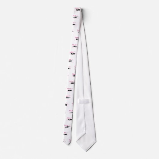 Toekomstige tante Tshirts en cadeaus Stropdas (Achterkant)