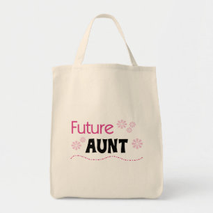 Toekomstige tante Tshirts en cadeaus Tote Bag