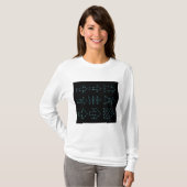 Toekomstige Tech Pijl Circuit Ontwerp T-shirt (Voorkant volledig)