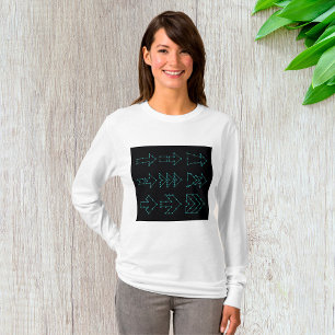 Toekomstige Tech Pijl Circuit Ontwerp T-shirt
