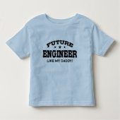 Toekomstige technicus kinder shirts (Voorkant)