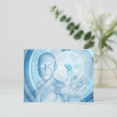 Toekomstige technologie 3D app-concept Briefkaart (Staand voorkant)