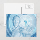 Toekomstige technologie 3D app-concept Briefkaart (Voorkant / Achterkant)