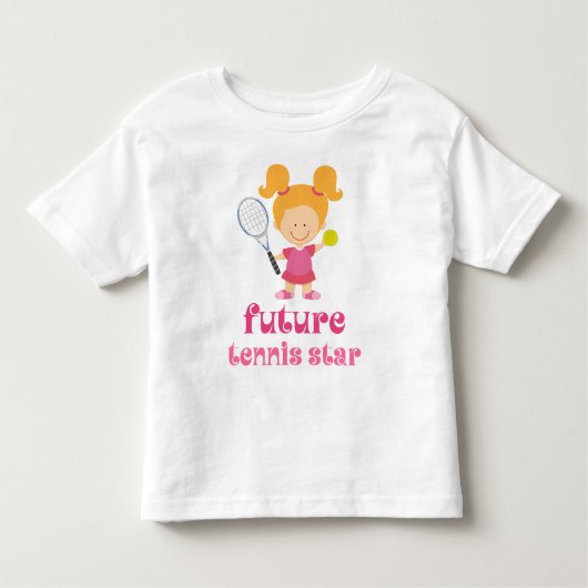 Toekomstige Tennis Star (speler) Kinder Shirts (Voorkant)