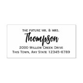 Toekomstige terugkeer van de heer en mevrouw RSVP: Zelfinktende Stempel (Design)