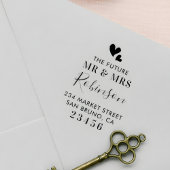 Toekomstige terugzending van dhr. & Mrs. Rubberstempel