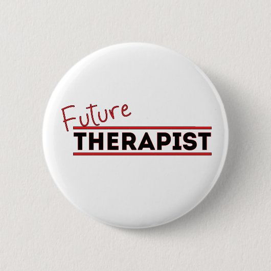 Toekomstige therapist ronde button 5,7 cm (Voorkant)