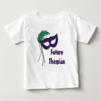 Toekomstige Thespian Paarse Drama Masquerade Maske
