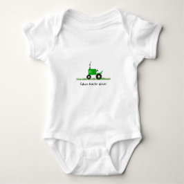 "Toekomstige Tractor Driver" Baby Green Tractor Romper