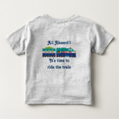 Toekomstige treinconducteur Big Brother Shirt (Achterkant)