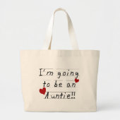 Toekomstige twitteknoppen en cadeautjes Kind afdru Grote Tote Bag (Voorkant)