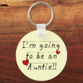 Toekomstige twitteknoppen en cadeautjes Kind afdru Sleutelhanger (Voorkant)