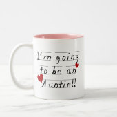 Toekomstige twitteknoppen en cadeautjes Kind afdru Tweekleurige Koffiemok (Links)