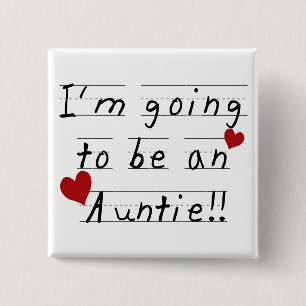 Toekomstige twitteknoppen en cadeautjes Kind afdru Vierkante Button 5,1 Cm