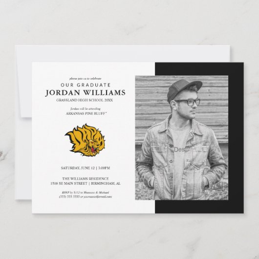 Toekomstige UAPB Golden Lions Afgestudeerde Aankondiging (Voorkant)