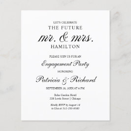 Toekomstige uitnodiging van de heer & mevrouw Budg