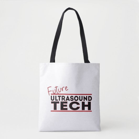Toekomstige ultrageluidtechnologie tote bag (Voorkant)
