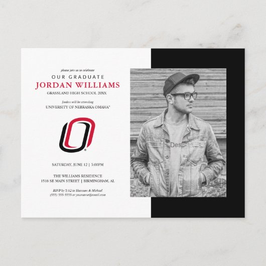 Toekomstige UNO Mavericks afgestudeerde Aankondigingskaart (Voorkant)