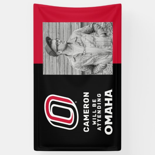 Toekomstige UNO Mavericks Afstuderen Spandoek (Verticaal)