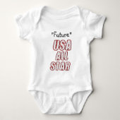 Toekomstige USA All-Star Baby Romper (Voorkant)