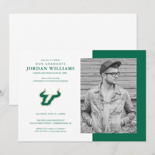 Toekomstige USF Afstuderen Aankondiging (Voorkant / Achterkant)