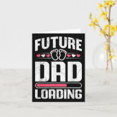 Toekomstige vader laadt vaderschap grappig toekoms kaart (Gele Bloem)