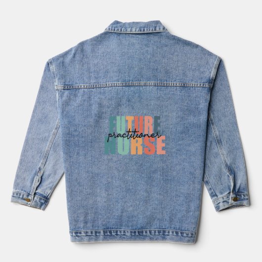 Toekomstige Verpleegkundige - NP Denim Jacket (Achterkant)