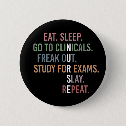 Toekomstige verpleegkundige RN Gifts Ronde Button 5,7 Cm (Voorkant)