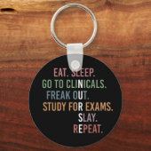 Toekomstige verpleegkundige RN Gifts Sleutelhanger (Voorkant)