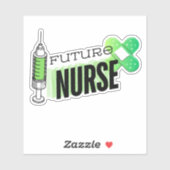 Toekomstige Verpleegkundige Waterdicht Sticker (Vel)