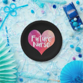 Toekomstige verpleegkundigen Waterverf Papieren Bordje (Feest)